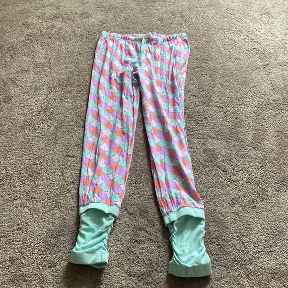 Disney Aqua Green Mermaid Dreams Pajama Set SIZE M - Picture 5 of 6